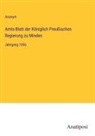 Anonym - Amts-Blatt der Königlich Preußischen Regierung zu Minden