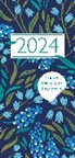 Spck - Church Pocket Book and Diary 2024 Navy Floral with Lectionary