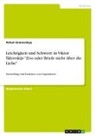 Anton Granovskyy - Leichtigkeit und Schwere in Viktor ¿klovskijs "Zoo oder Briefe nicht über die Liebe"