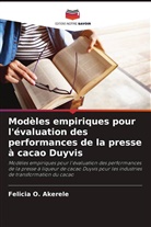 Felicia O. Akerele - Modèles empiriques pour l'évaluation des performances de la presse à cacao Duyvis