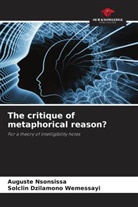 Solclin DZILAMONO WEMESSAYI, Auguste Nsonsissa - The critique of metaphorical reason?