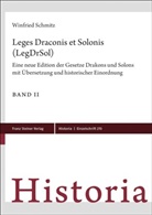 Winfried Schmitz - Leges Draconis et Solonis (LegDrSol), 2 Teile
