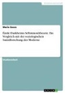 Marie Goerz - Émile Durkheims Selbstmordtheorie. Ein Vergleich mit der soziologischen Suizidforschung der Moderne