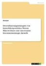 Anonym, Anonymous - Diversifizierungsstrategien von Immobilienportfolios. Warum Mikrowohnen eine interessante Investmentstrategie darstellt