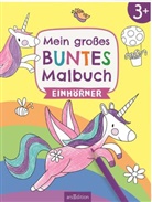 Marlit Kraus - Mein großes buntes Malbuch - Einhörner