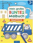 Lena Bellermann - Mein großes buntes Malbuch - Baustelle
