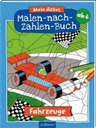 Petra Theissen - Mein dickes Malen-nach-Zahlen-Buch - Fahrzeuge