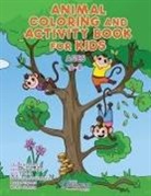 Young Dreamers Press - Animal Coloring and Activity Book for Kids Ages 6-8