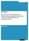 Max Büttner - Breit aufstellen oder spezialisieren? Motivationspsychologische und externe Gründe der Berufsfeldwahl von Popmusiker*innen