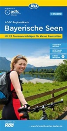 Allgemeiner Deutscher Fahrrad-Club e.V. (ADFC), Bike, BVA BikeMedia GmbH, Allgemeiner Deutscher Fahrrad-Club e V (ADFC - ADFC-Regionalkarte Bayerische Seen, 1:75.000, reiß- und wetterfest, mit kostenlosem GPS-Download der Touren via BVA-website oder Karten-App