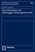 Laurids V Schommers, Laurids V. Schommers - Die Information der abhängigen Aktiengesellschaft