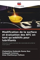 Chebattina Kodanda Rama Rao, Uma Chaithanya Pathem, Vadapalli Srinivas - Modification de la surface et évaluation des NTC en tant qu'additifs pour lubrifiants
