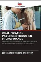 Jose Antonio Rojas Babilonia - QUALIFICATION PSYCHOMÉTRIQUE EN MICROFINANCE