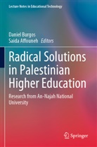 Affouneh, Saida Affouneh, Daniel Burgos - Radical Solutions in Palestinian Higher Education