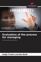 Kadja Fredia Leandre Boidi - Evaluation of the process for managing