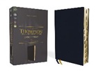 Zondervan - NASB, Thompson Chain-Reference Bible, Large Print, Leathersoft, Navy, 1995 Text, Red Letter, Thumb Indexed, Comfort Print