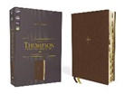 Zondervan - NASB, Thompson Chain-Reference Bible, Leathersoft, Brown, 1995 Text, Red Letter, Thumb Indexed, Comfort Print