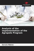 Gervais Ndame - Analysis of the implementation of the Agropole Program