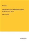 Rudolf Wolf - Vierteljahrsschrift der Naturforschenden Gesellschaft in Zürich