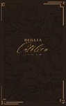 La Casa de la Biblia, Editorial Católica - Biblia Católica, Ilustrada, Piel genuina, Café, Comfort Print