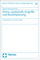 Stephan Mitschang - Klima, Landschaft, Eingriffe und Bauleitplanung