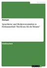 Anonym, Anonymous - Sprachkrise und Medienverständnis in Hofmannsthals "Der Ersatz für die Träume"