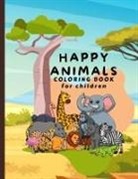 Gem&amp;i Maison Publishing - Happy Animals Coloring Book for Children