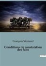 François Simiand - Conditions de constatation des faits