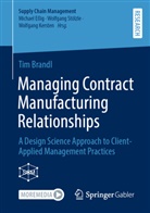 Tim Brandl - Managing Contract Manufacturing Relationships