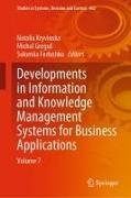 Solomiia Fedushko, Michal Gregu¿, Michal Gregus, Natalia Kryvinska - Developments in Information and Knowledge Management Systems for Business Applications Volume 7