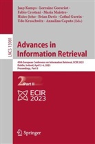 Annalina Caputo, Fabio Crestani, Fabio Crestani et al, Brian Davis, Lorraine Goeuriot, Cathal Gurrin... - Advances in Information Retrieval