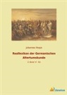 Johannes Hoops - Reallexikon der Germanischen Altertumskunde