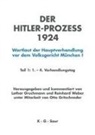 Otto Gritschneder, Lothar Gruchmann, Reinhard Weber - HITLER-PROZEß 1924 TL.1