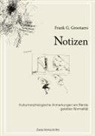Frank G Grootaers, Frank G. Grootaers - Notizen