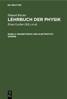 Eduard Riecke - Eduard Riecke: Lehrbuch der Physik - Band 2: Magnetismus und Elektrizität. Wärme
