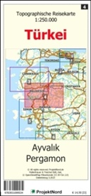 Jens Uwe Mollenhauer - Ayvalik - Pergamon - Topographische Reisekarte 1:250.000 Türkei (Blatt 4)