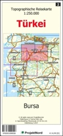 Jens Uwe Mollenhauer - Bursa - Topographische Reisekarte 1:250.000 Türkei (Blatt 2)