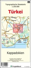 Jens Uwe Mollenhauer - Kappadokien - Topographische Reisekarte 1:250.000 Türkei (Blatt 11)
