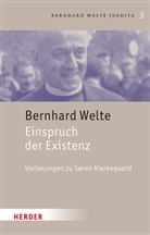 Bernhard Welte, Bernhard (Prof. Dr Welte, Johannes Elberskirch - Bernhard Welte Inedita
