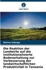 Batimo Sebyiga - Die Reaktion der Landwirte auf die institutionalisierte Bodenerhaltung zur Verbesserung der landwirtschaftlichen Produktivität in Tansania
