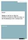Anonym - Mitgliedschaft bei der IHK. Die (Un-)Vereinbarkeit der Pflichtbeiträge mit den Bestimmungen des Grundgesetzes