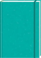 Anaconda Notizbuch/Notebook/Blank Book, punktiert, textiles Gummiband, grün, Hardcover (A5), 120g/m² Papier