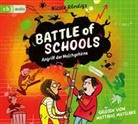 Nicole Röndigs, Matthias Matschke - Battle of Schools  - Angriff der Molchgehirne, 3 Audio-CD (Hörbuch)