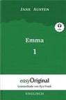 Jane Austen, EasyOriginal Verlag, Ilya Frank - Emma - Teil 1 (Buch + MP3 Audio-CD) - Lesemethode von Ilya Frank - Zweisprachige Ausgabe Englisch-Deutsch, m. 1 Audio-CD, m. 1 Audio, m. 1 Audio