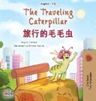 Kidkiddos Books, Rayne Coshav - The Traveling Caterpillar (English Chinese Bilingual Book for Kids)