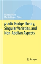 Bhargav Bhatt, Olsson, Martin Olsson - p-adic Hodge Theory, Singular Varieties, and Non-Abelian Aspects