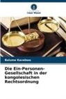 Balume Kavebwa - Die Ein-Personen-Gesellschaft in der kongolesischen Rechtsordnung