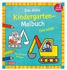 Andrea Pöter, Andrea Pöter - Ausmalbilder für Kita-Kinder: Das dicke Kindergarten-Malbuch: Fahrzeuge