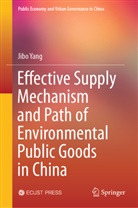 Jibo Yang - Effective Supply Mechanism and Path of Environmental Public Goods in China