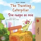 Kidkiddos Books, Rayne Coshav - The Traveling Caterpillar (English Afrikaans Bilingual Book for Kids)